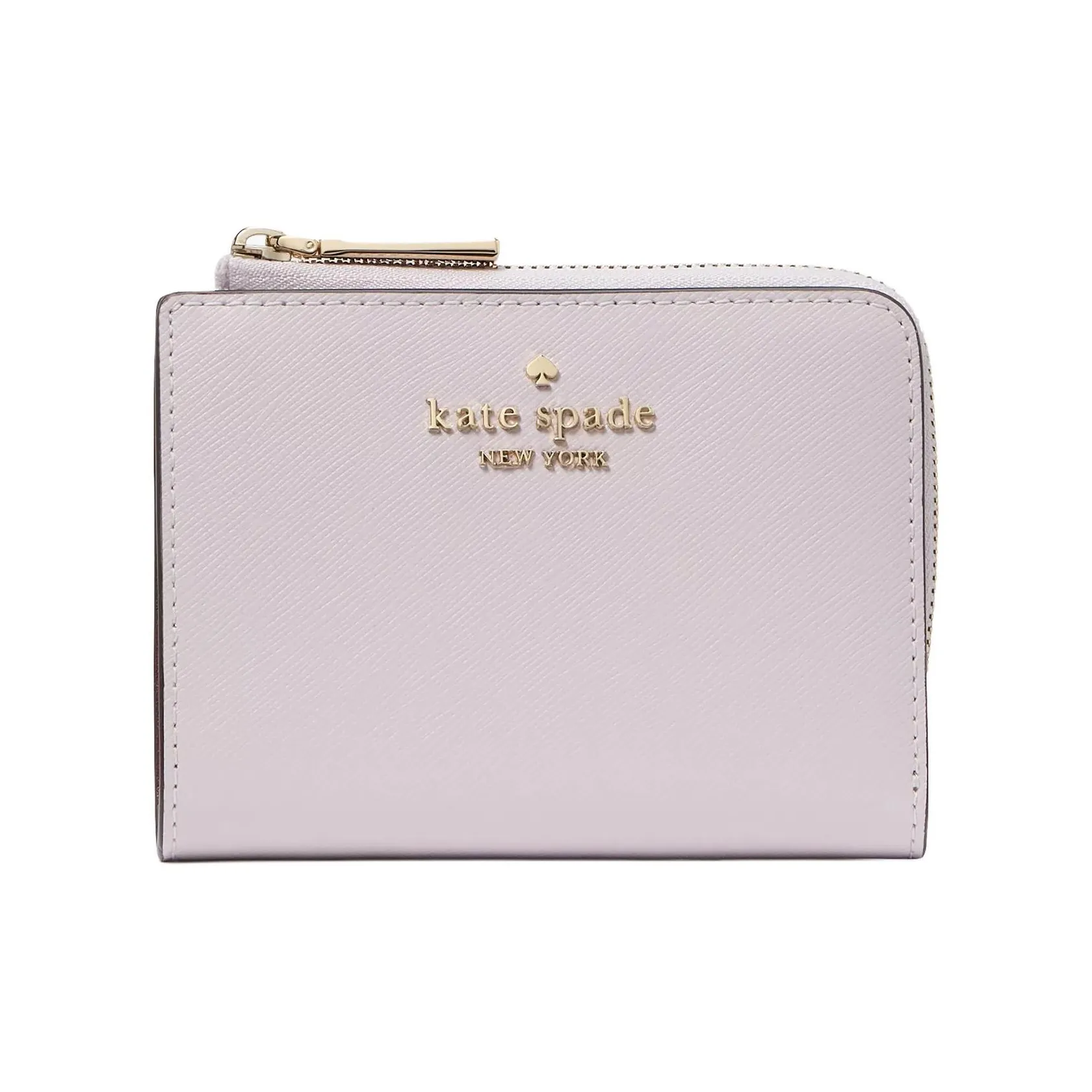 Kate Spade Saffiano Leather Wallet Small Size Women's Lavender