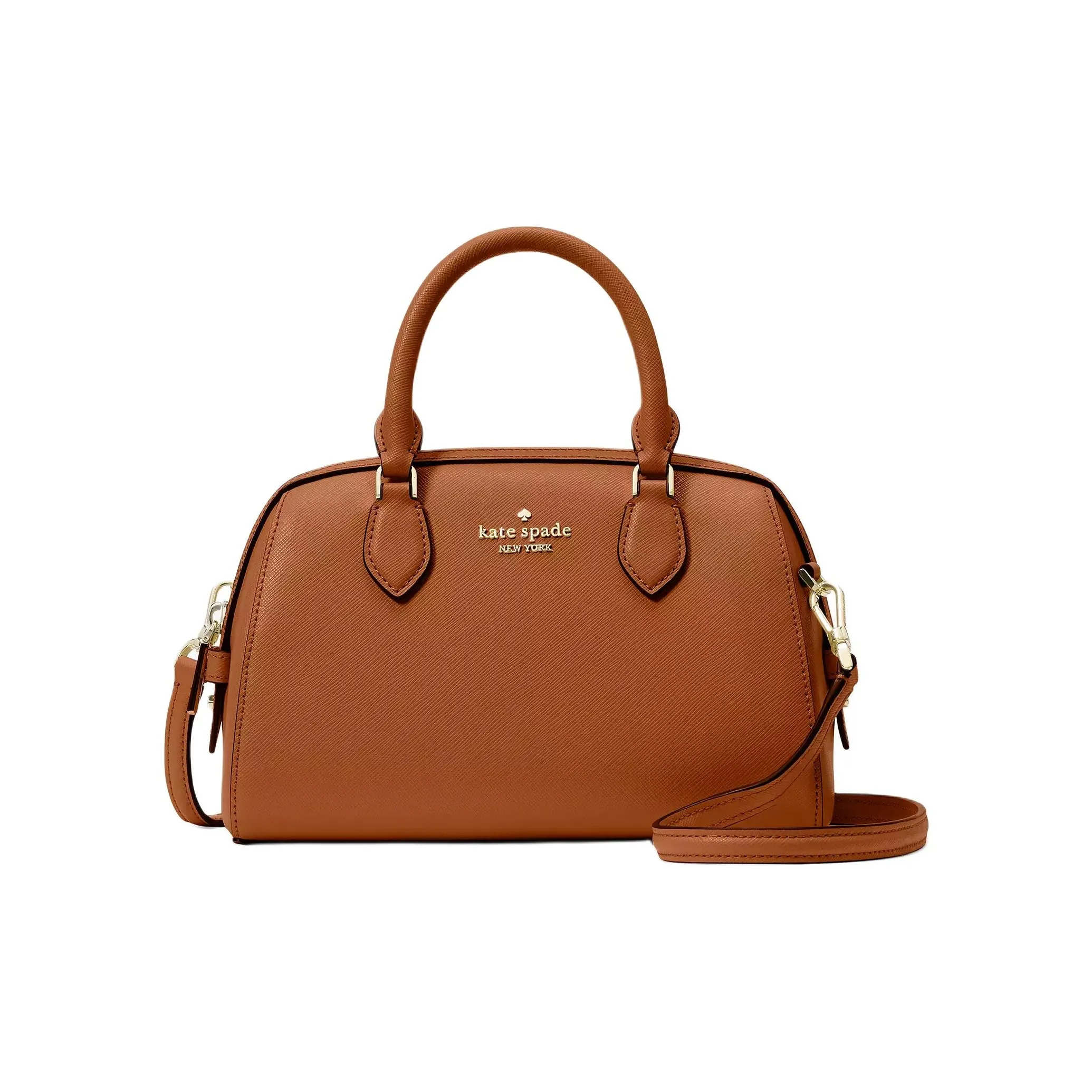 Kate Spade Saffiano Leather Handbag, Shoulder Bag, Crossbody Bag Trumpets Women's Clay