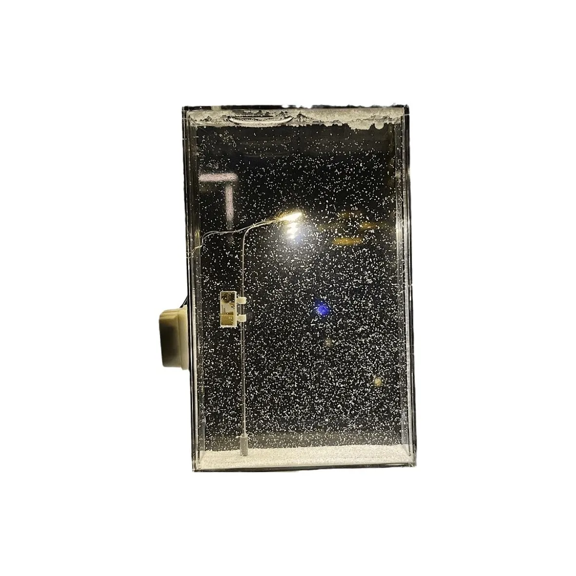 Куклы и медведи танец Snowy Night Flowing Конопля Ночник Снежная картина Уличный фонарь Ручной работы DIY Набор Игрушки