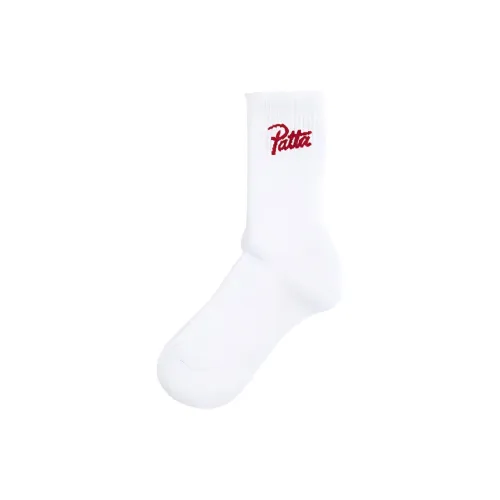 PATTA Белые Мужские Носки MID до икры