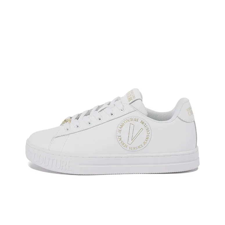 VERSACE JEANS COUTURE Skateboard Shoes Women's White