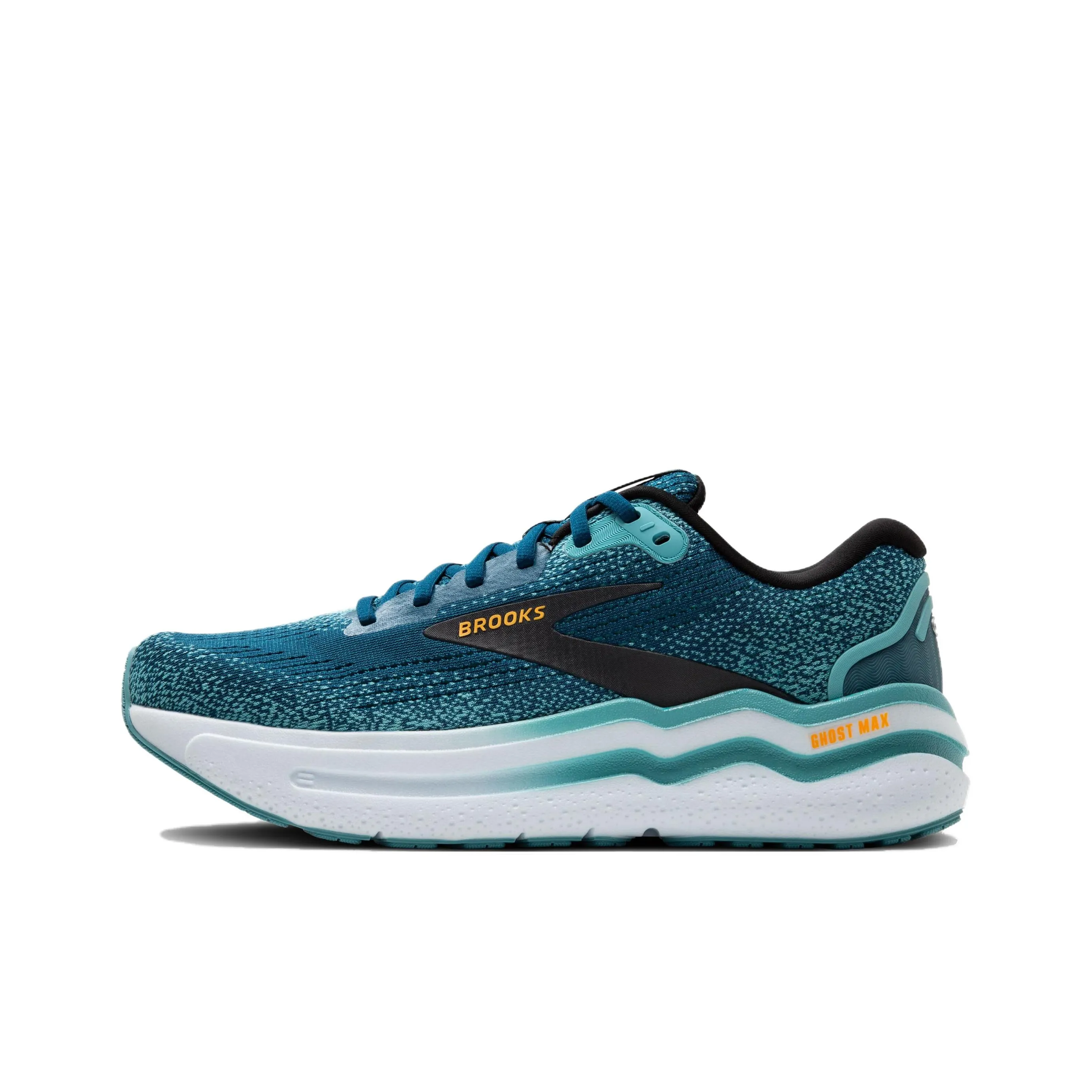 Brooks Ghost Ma Anti Slip Wear Resistant Low Top Running Shoes Men's Aqua Green