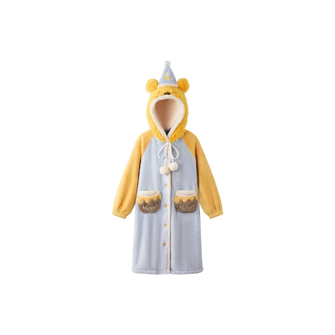 JINGYUN X Disney Пижама для сна Зимняя Женская Желтая