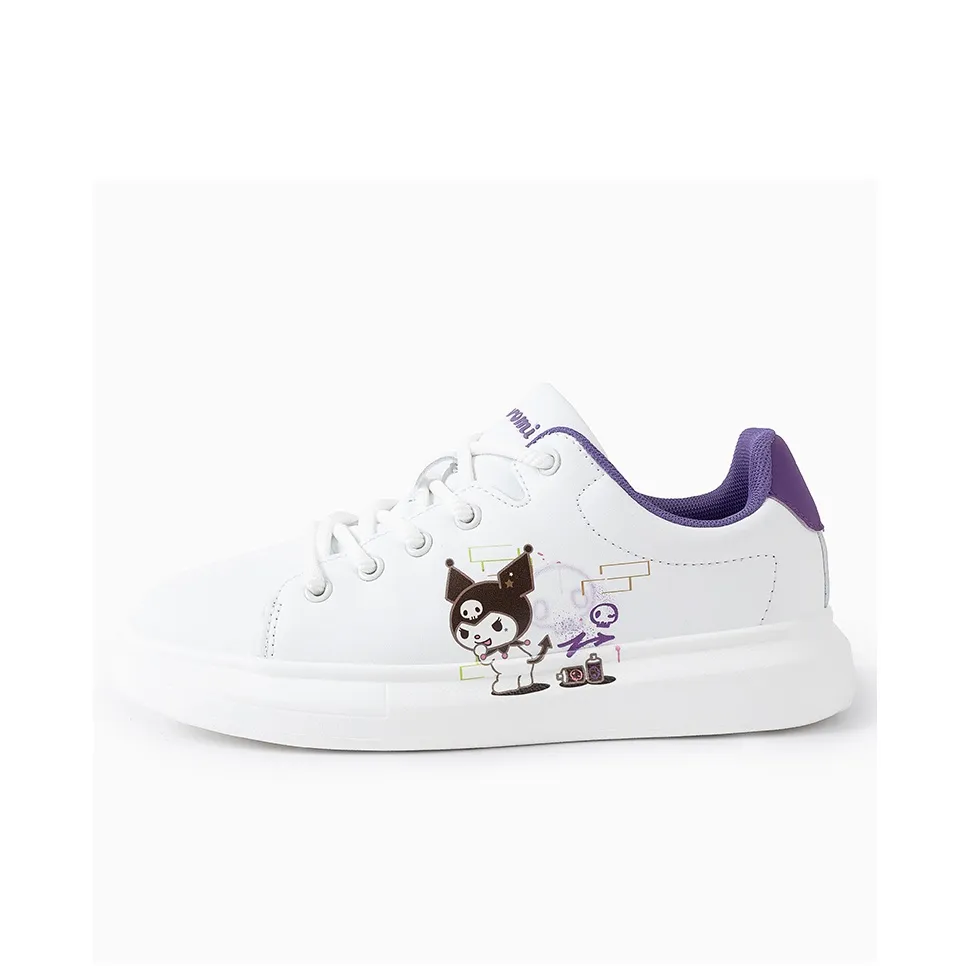 Sanrio x Hello Kitty Kulomi Lightweight Low-Top Skateboard Shoes Women's White