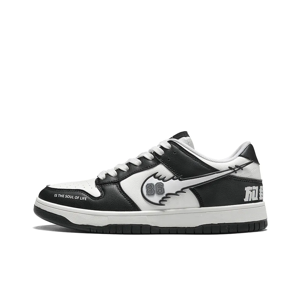 TCELLARS Skateboard Shoes Unisex Low top Panda White/Heritage Gray