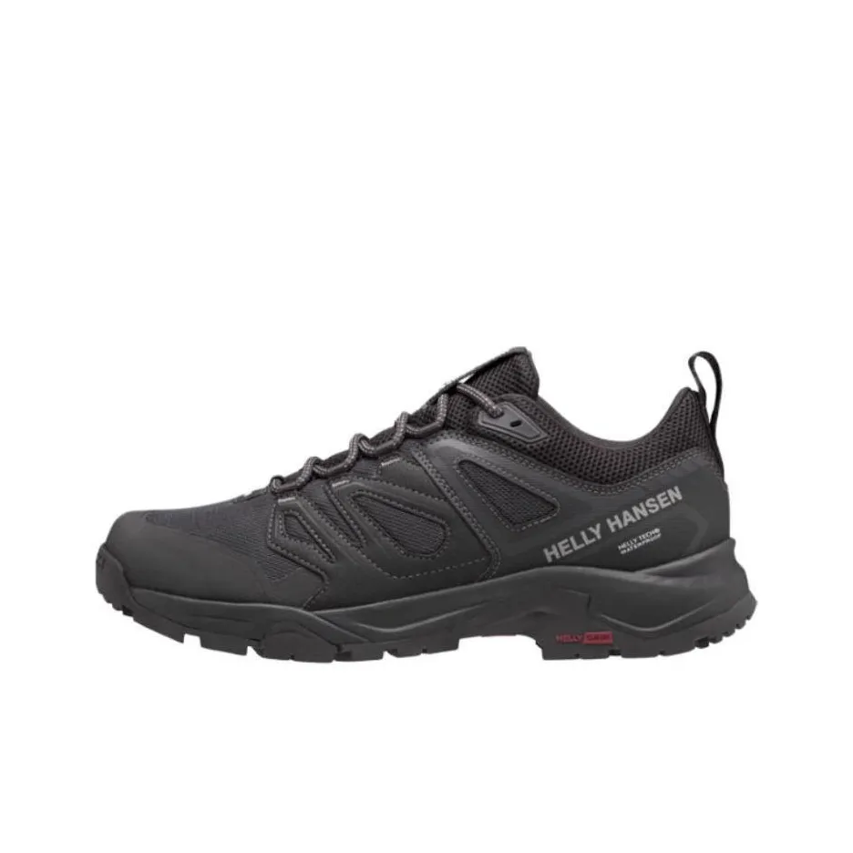 HELLY HANSEN Slip-resistant Abrasion-resistant Low Top Hiking Shoes Men's Black HELLY HANSEN Противоскользящие Устойчивые к истиранию Низкие Кеды Походная обувь Мужская Черная
