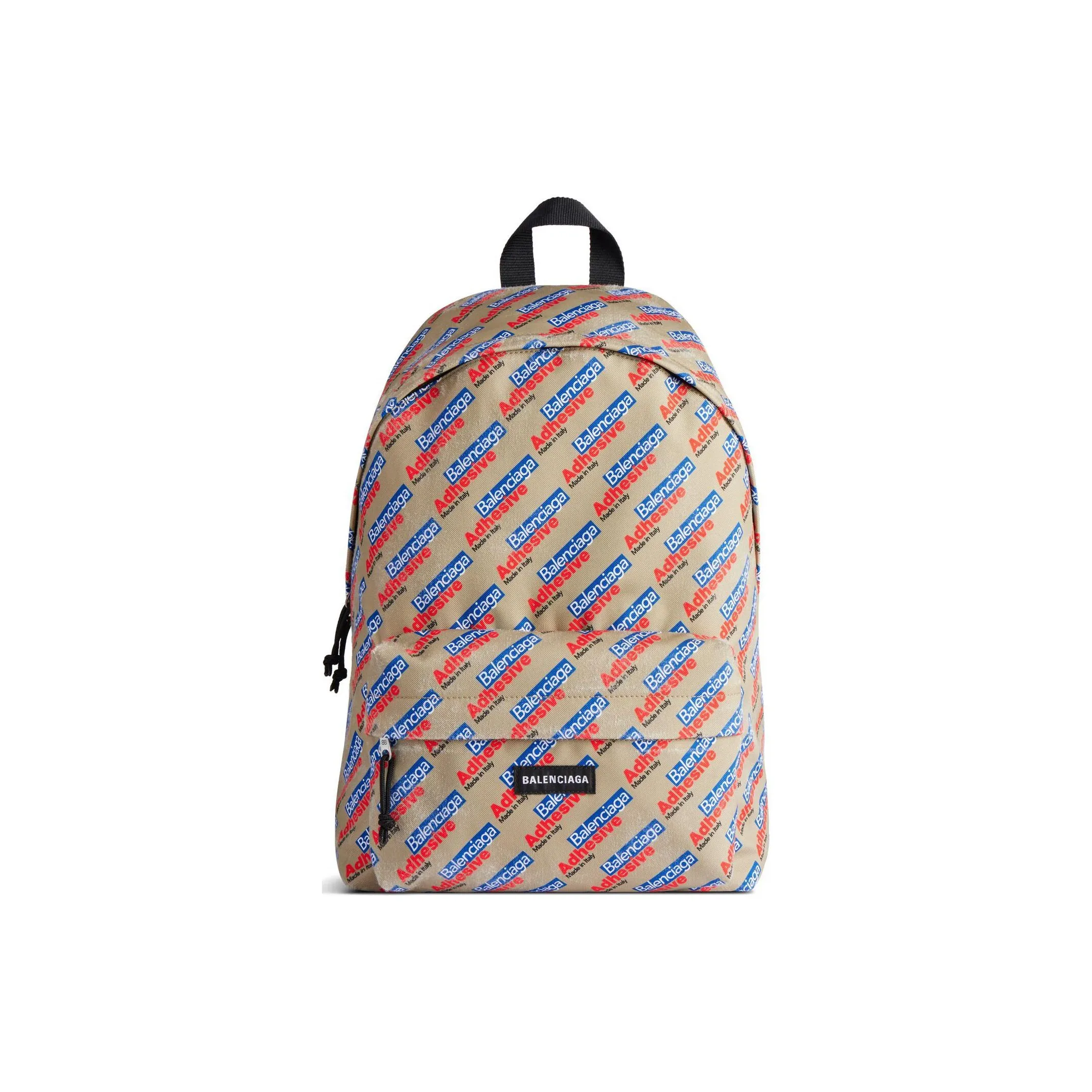 Balenciaga Logo Printed Zipped Backpack