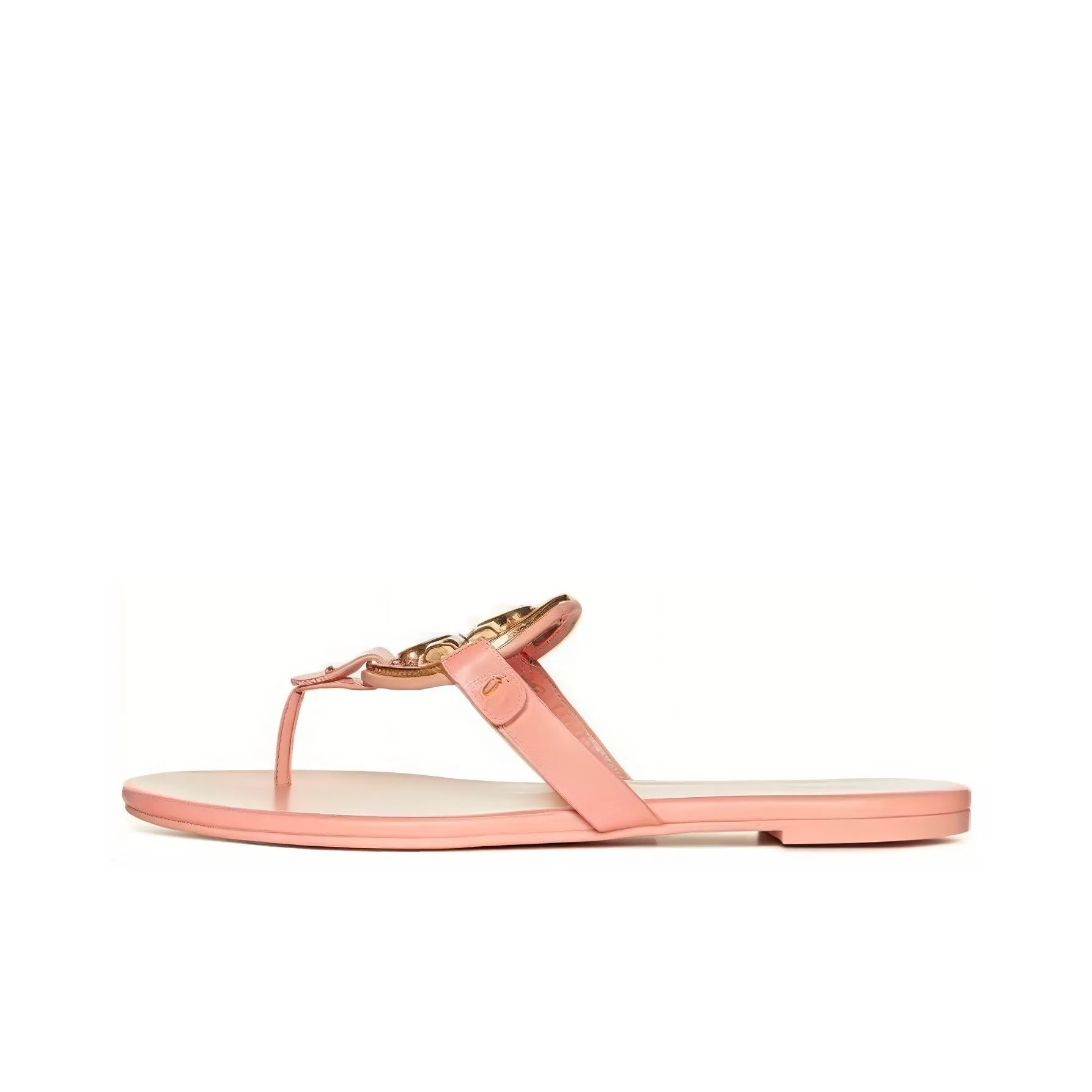 TORY BURCH Logo-plaque Flat Slides