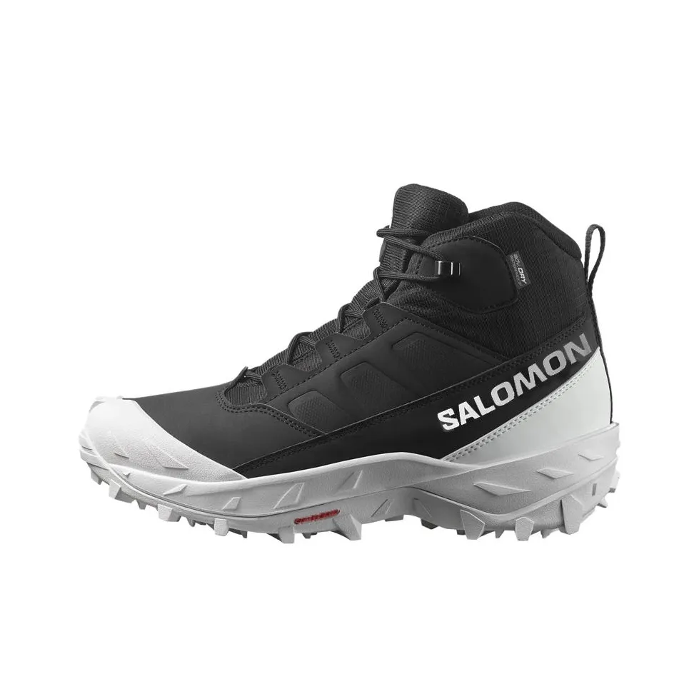 SALOMON Waterproof, Slip Resistant, And Abrasion Resistant Mid Top Hiking Shoes Men's Black
