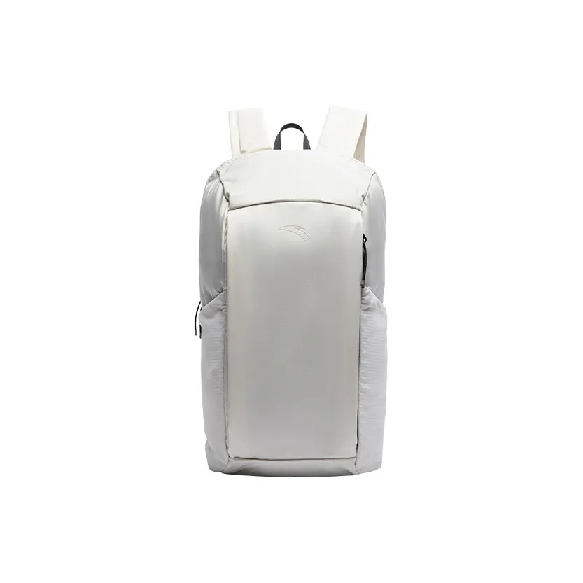 Anta Running Collection Fabric Backpack Tubas Unisex Wheat Grain Gray