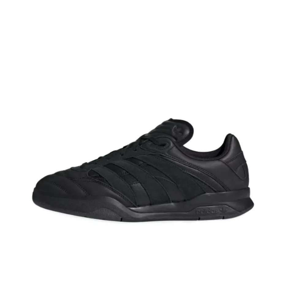 Adidas Originals PREDATOR MUNDIAL Slip-resistant Abrasion-resistant Low-top Training Shoes Unisex Black Adidas Originals PREDATOR MUNDIAL Противоскользящие Устойчивые к истиранию Низкие Кроссовки для тренировок Унисекс Черные