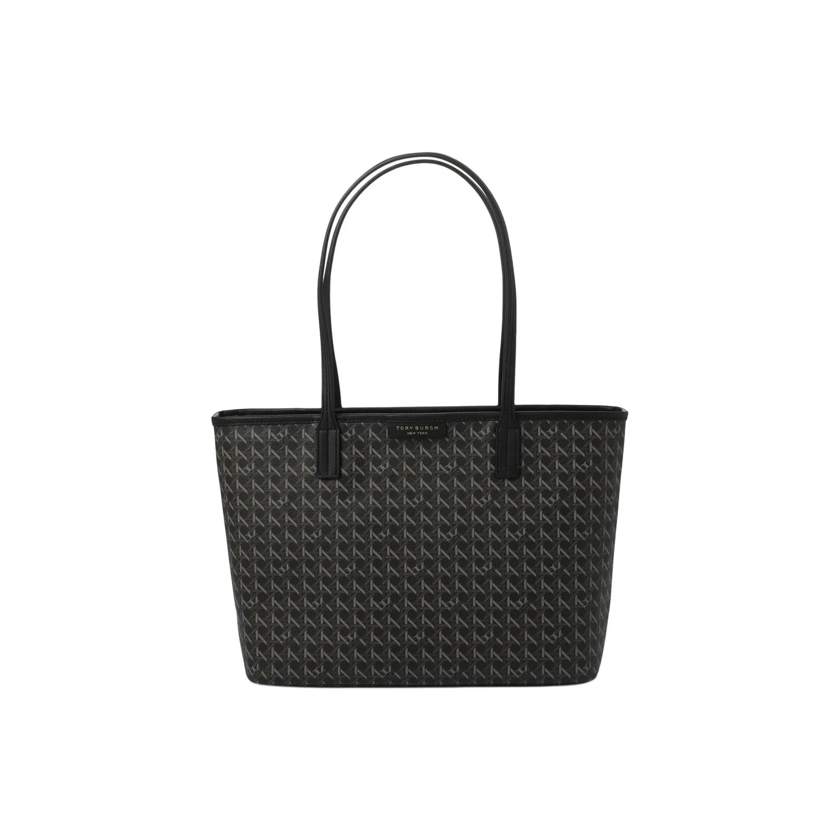 Tory Burch Покрытый холст Сумка Маленькая Женская Черная