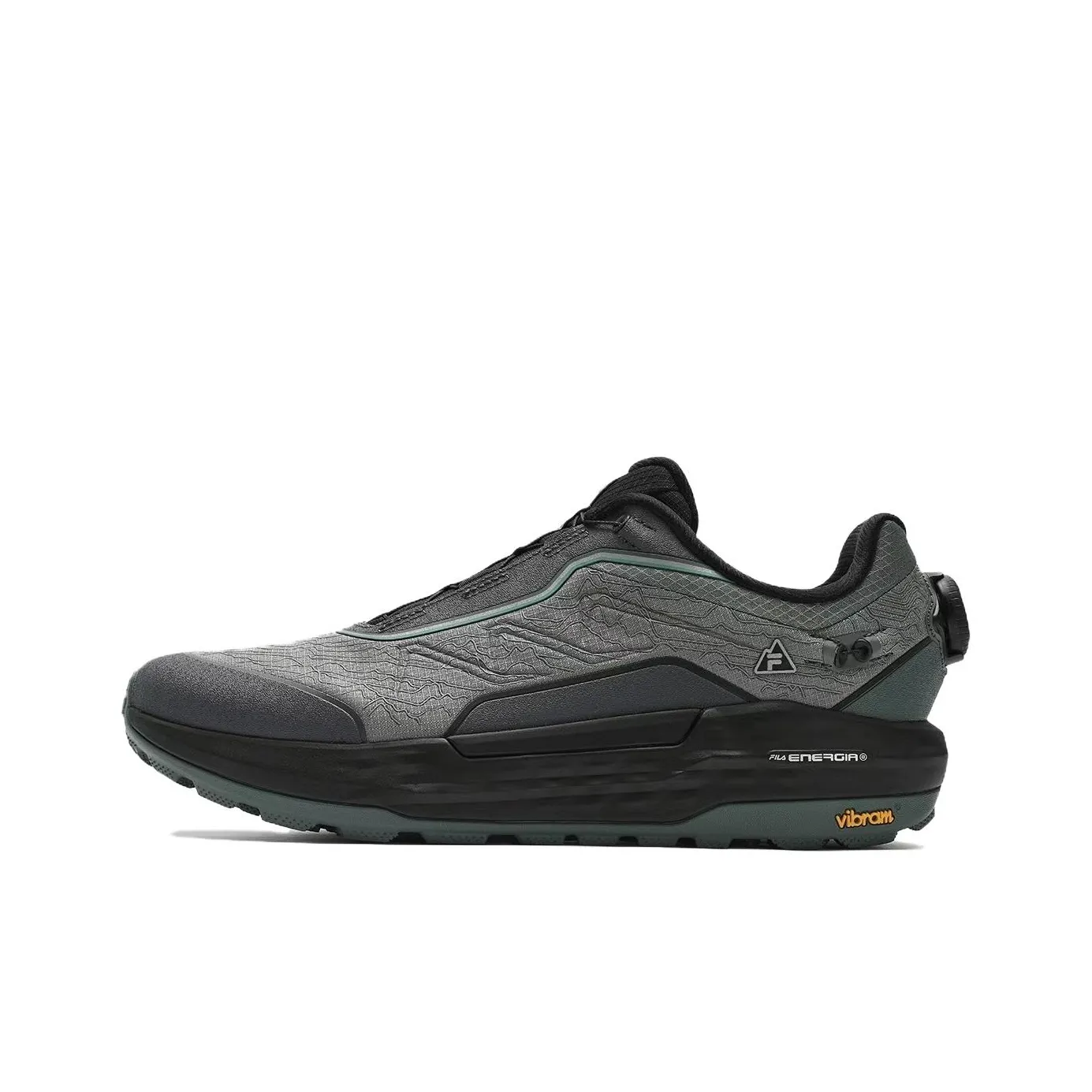 FILA BOA EXPLORER 2 Rebound Low Top Trail Running Shoes Men's Gray Green