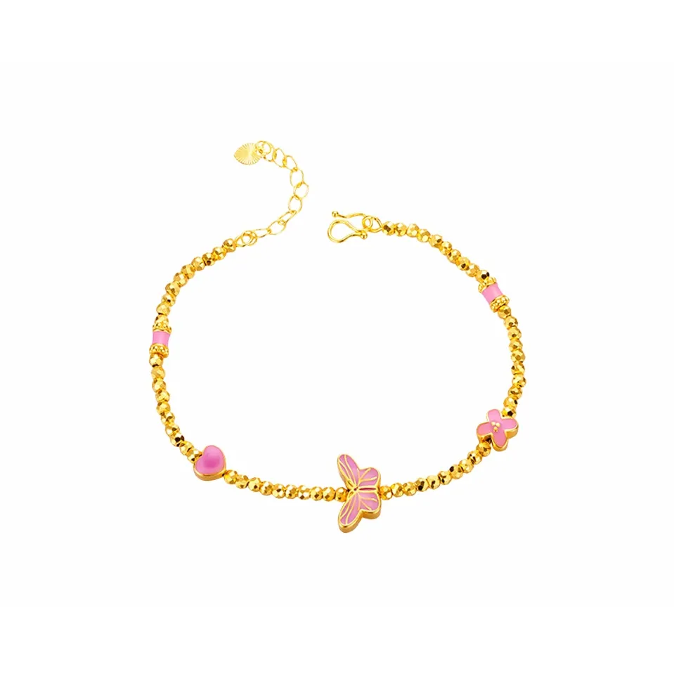 MUYAN Сплав Медово-розовый Сон бабочки Браслет Женские
