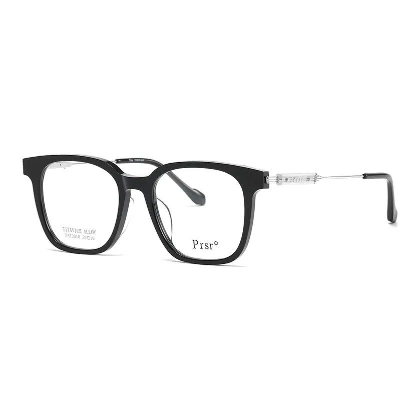 Prsr Пластиковая оправа Квадратные Оправы для очков Унисекс