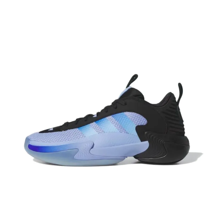 Adidas Exhibit Select Cushioning Slip Resistant Low Top Basketball Shoes Unisex Black Blue