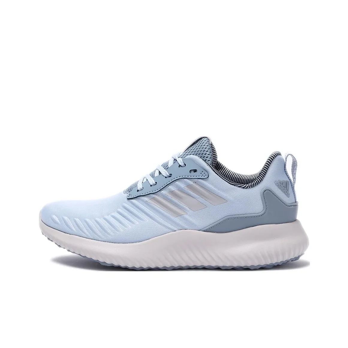 Adidas Bounce Wear Resistant Slip Resistant Low Top Running Shoes Women's Blue