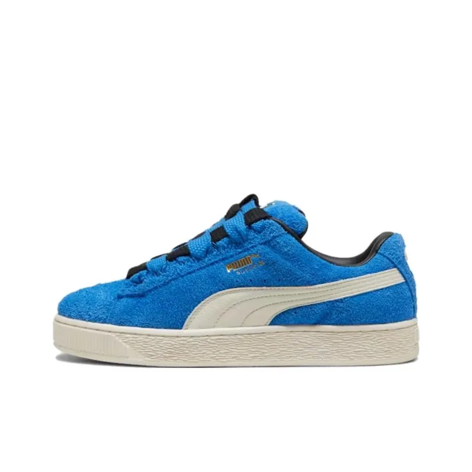 PUMA Suede XL Low Топ Скейтборд Кроссовки Унисекс Синий Серый
