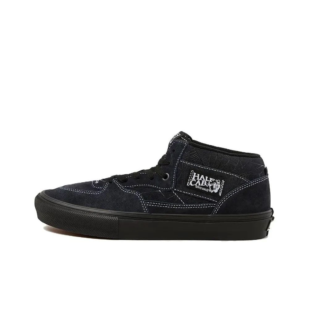 VANS Skate Half MID Топ Кроссовки для скейтбординга Женские Синий Черный