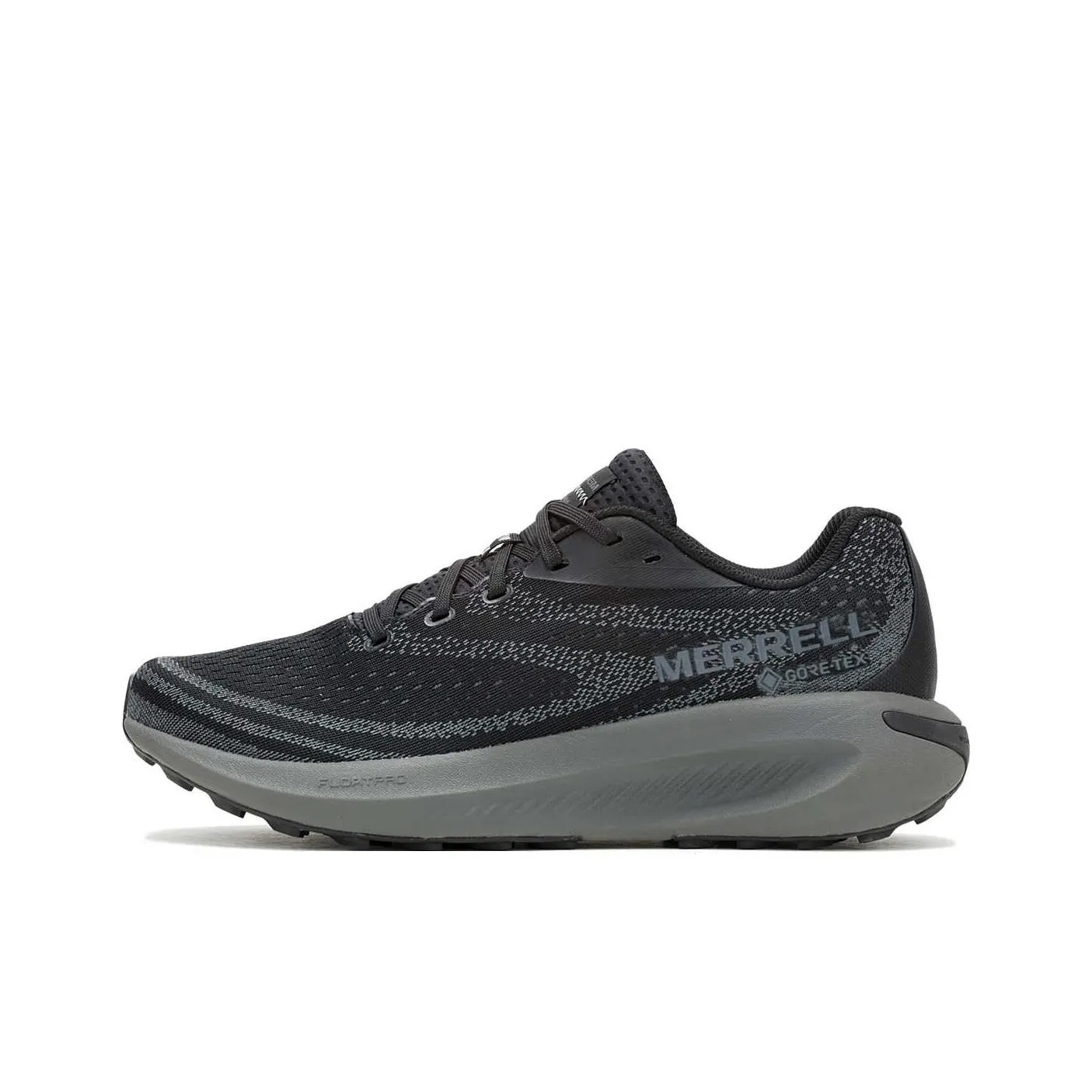 MERRELL Morphlite Anti Slip Wear Resistant Low Top Running Shoes Men's Black Gray