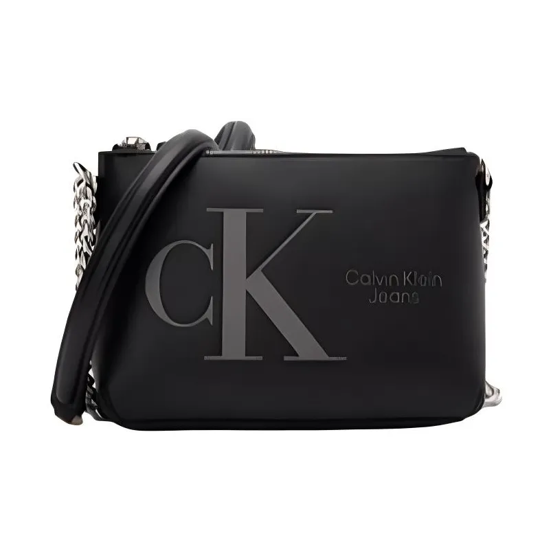 CALVIN KLEIN Сумка через плечо из синтетического материала женская черная