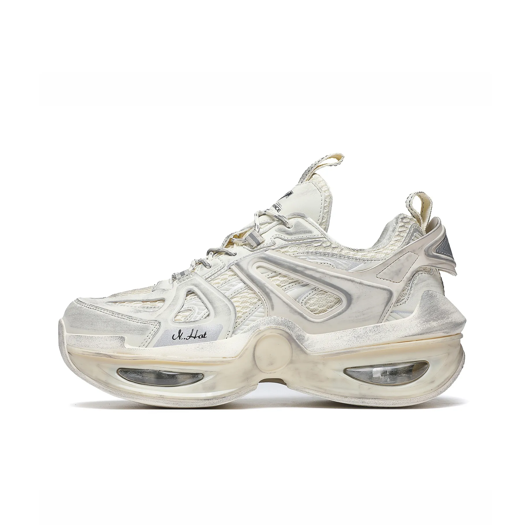 N·HOT Амортизация Дышащий Увеличение Высоты MID Топ Толстая Подошва Мужской