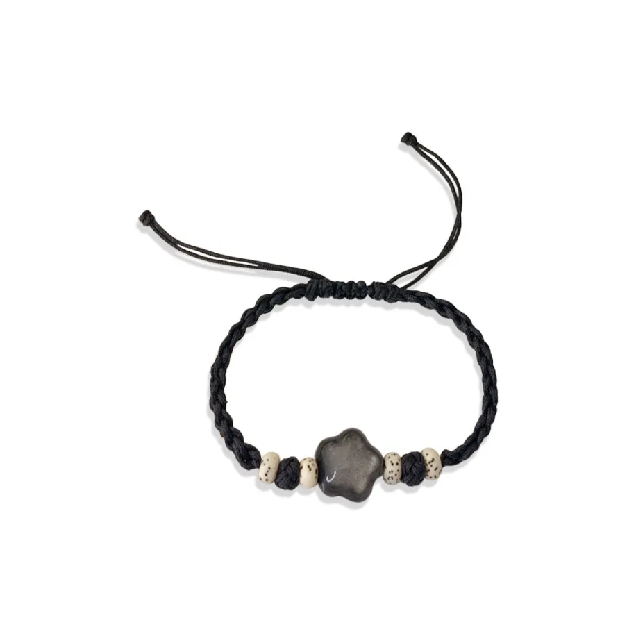 WANLIACC Ткань Звезда и Луна Пара Браслет Унисекс