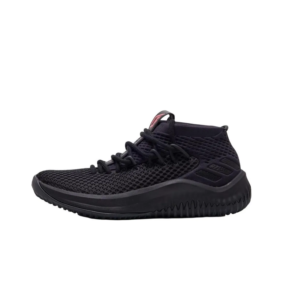 Adidas D Lillard 4 Slip-resistant Abrasion-resistant MID Баскетбольные кроссовки Unisex Черный