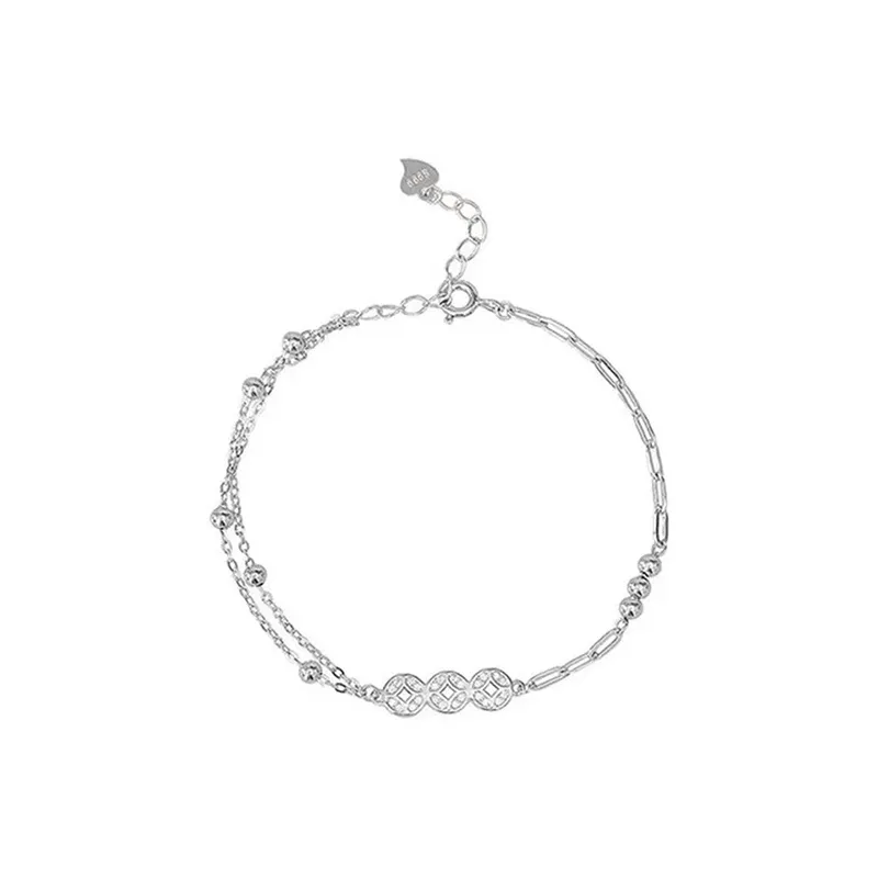 TUTAE Сплав Браслеты Женские Серебряные