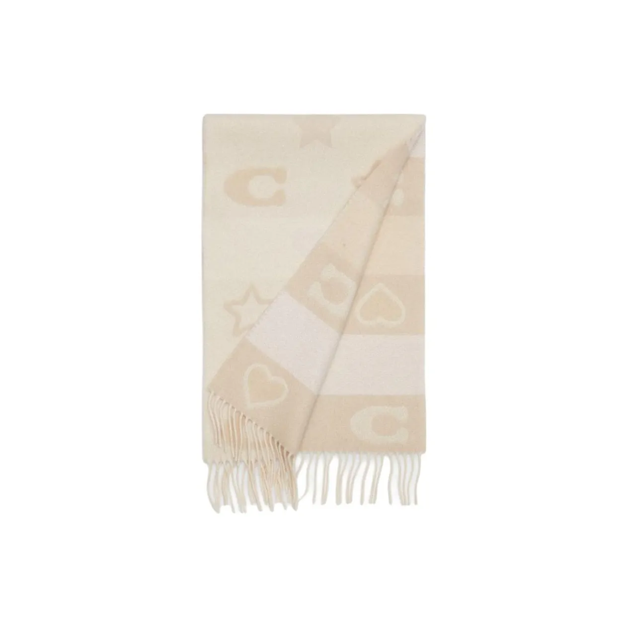 COACH Шерпа Шарфы Унисекс Бежевый