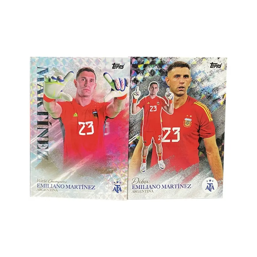 Topps Argentina Box, Teka, Aston Villa, Martinez, Big Martin 2 Packs, Star Cards, Card Pass Sports Cards 2 Pcs