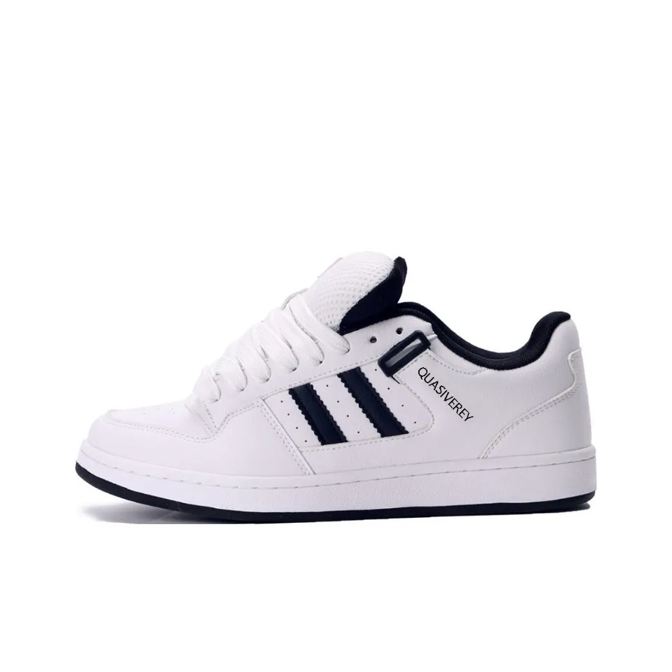 LIANGHUO Slip-resistant Abrasion-resistant Low-top Skateboard Shoes Unisex White LIANGHUO Противоскользящие Износостойкие Низкие Кеды для Скейтбординга Унисекс Белые