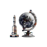 657PCS 던 Globe+스페이스 사이즈 5 로켓