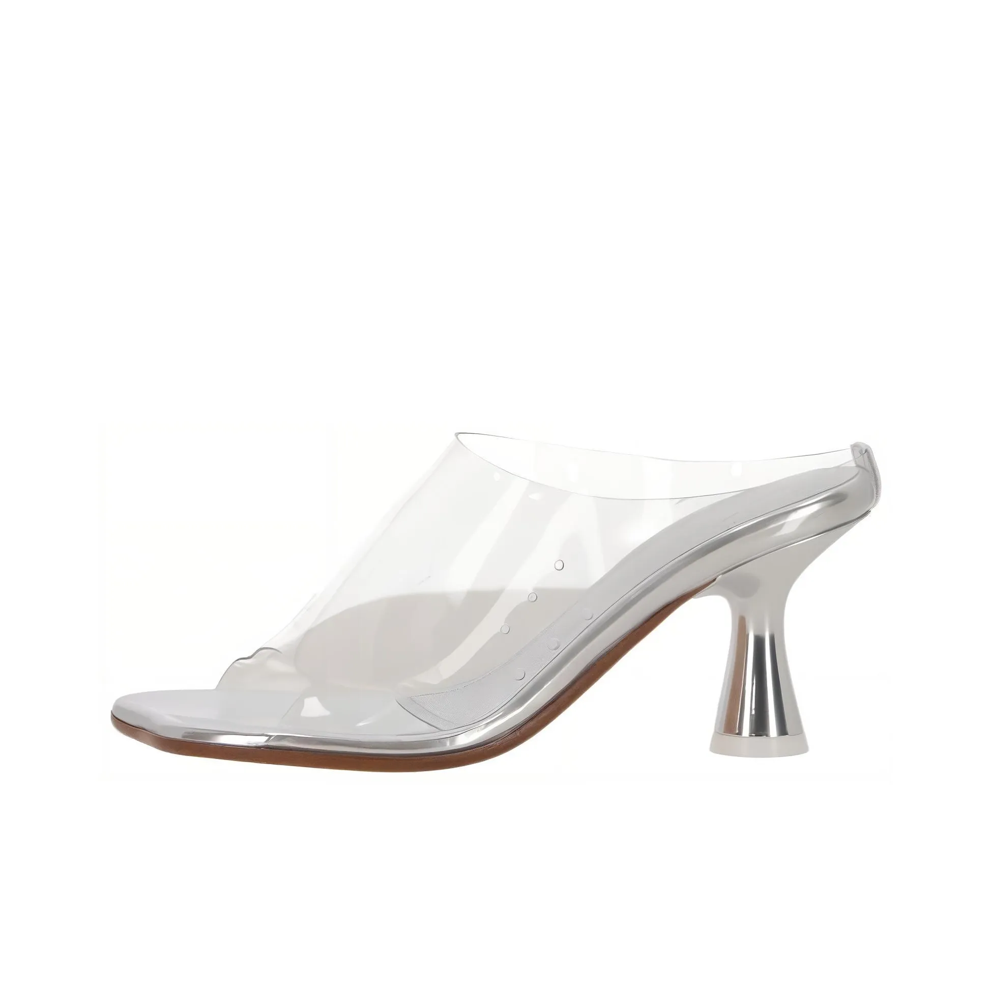 MM6 Maison Margiela Anatomic Slip Resistant Slide Slippers Women's Silver