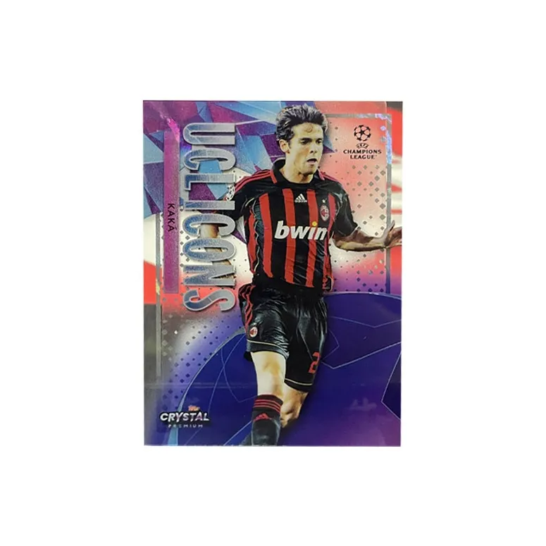 Topps UEFA Crystal Special Card Brazil AC Beige Blue HUANGMA Кака Star Card Card пройдет Sports Cards 1 Pack