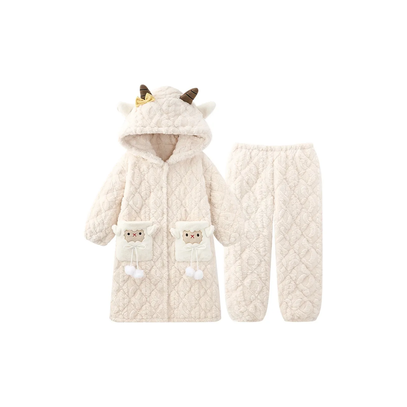 O'MESIK Pajama Set Women's White