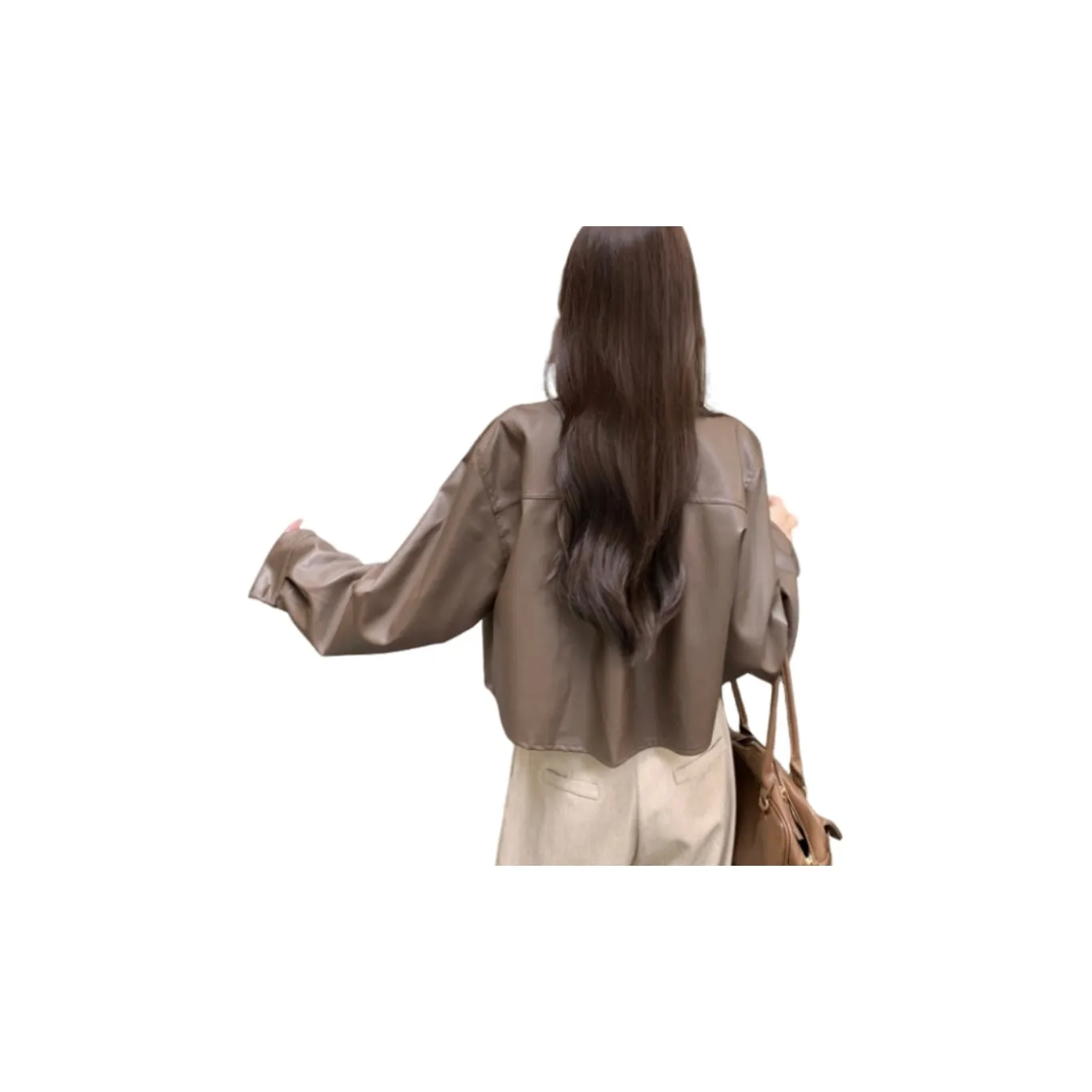 Oudifu Leather Jackets Women's