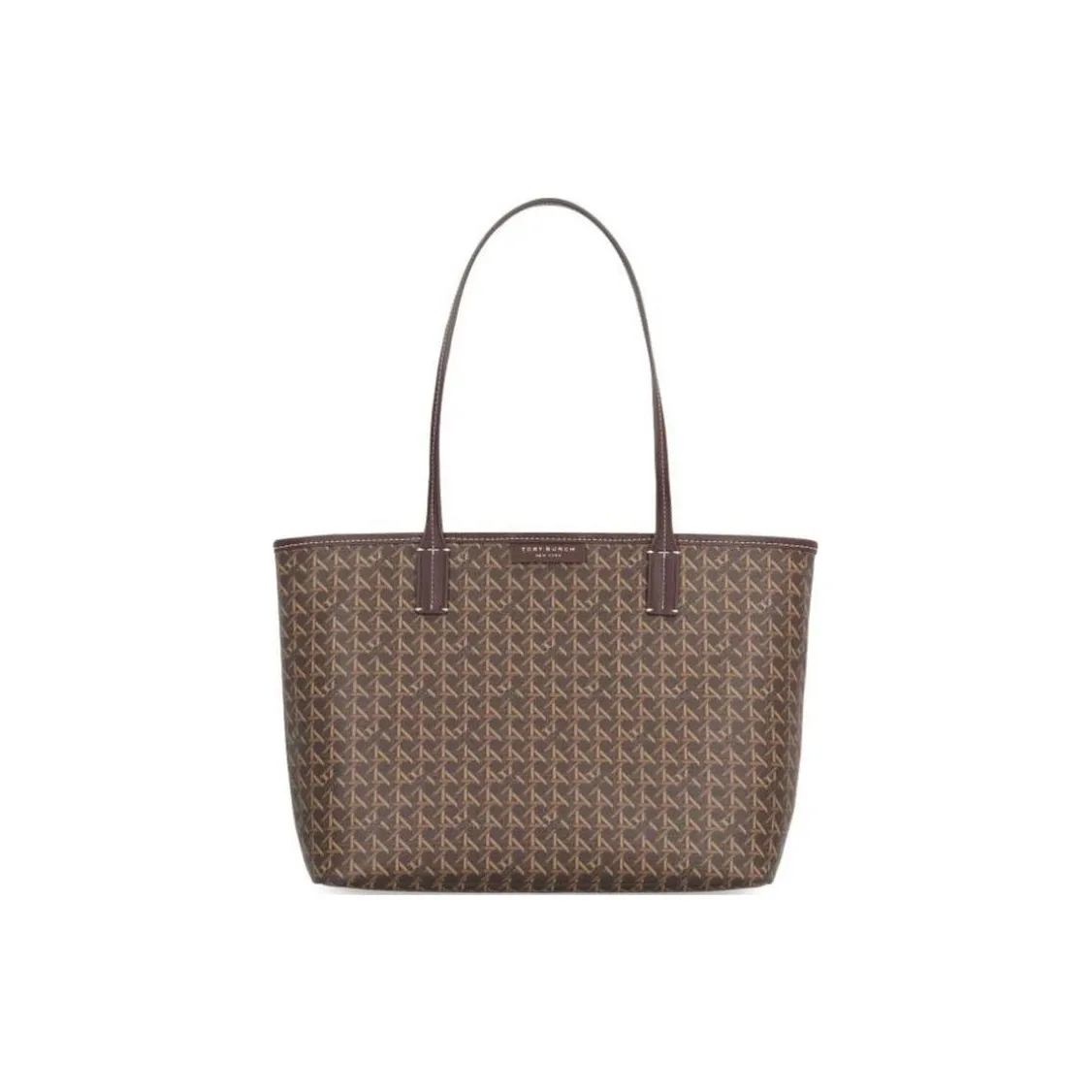 TORY BURCH Ever Ready Series Покрытая холстовая сумка тоут-сумка сумка для покупок маленькая сумка женская коричневая