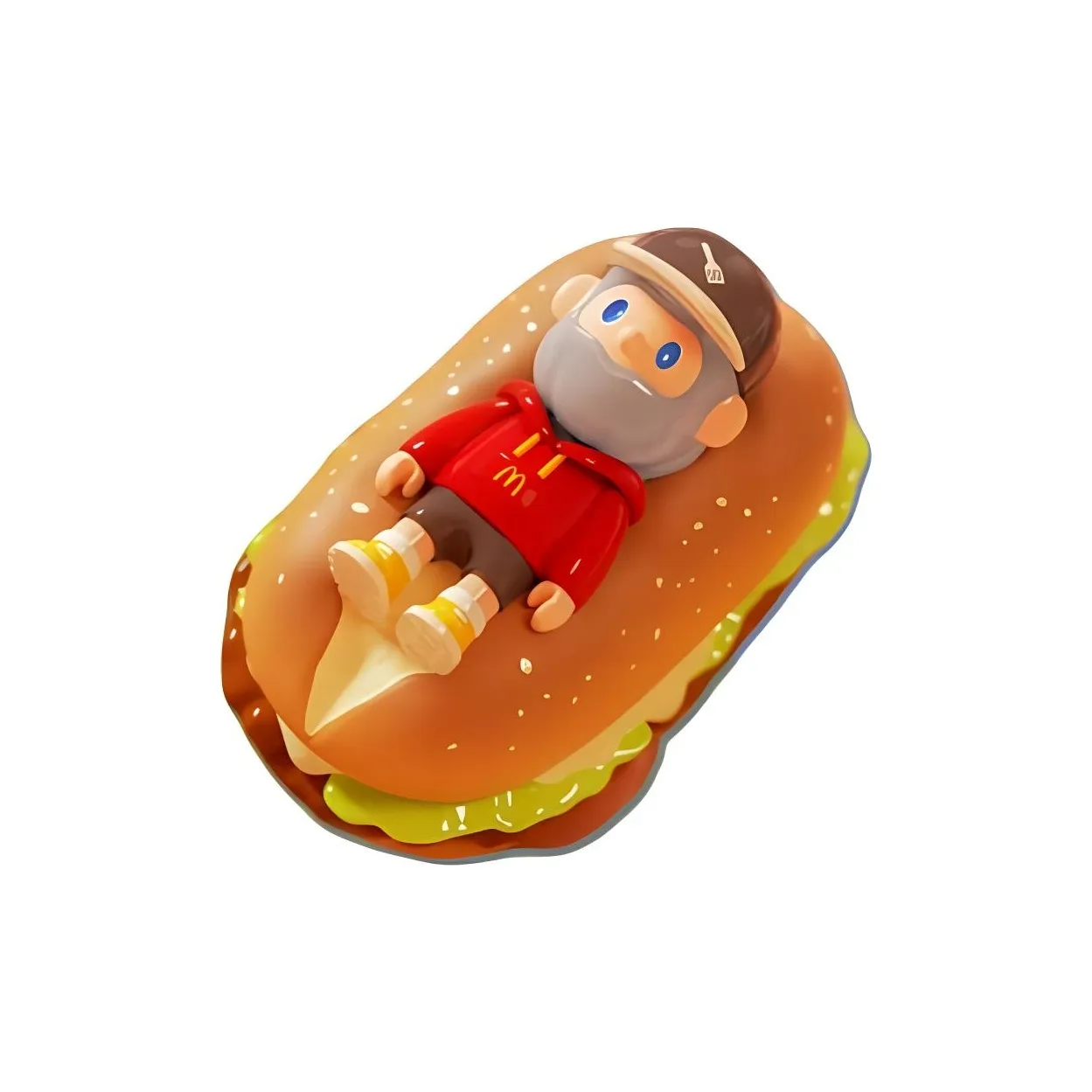 Поиск Unicorn x McDonald's FARMER BOB Board BURN Замок TREASURE совместный бренд BOB Прозрачный слепой бокс с карточкой