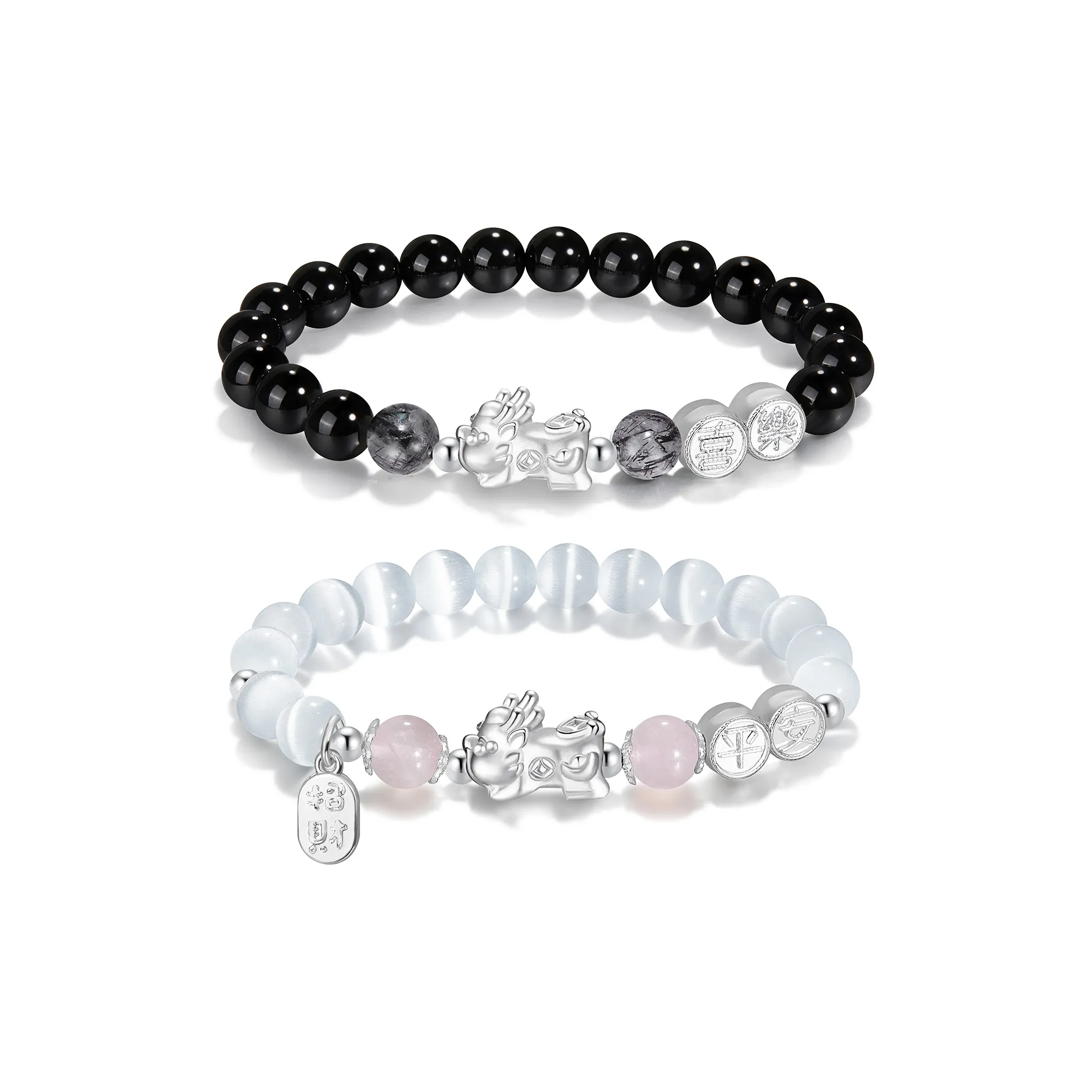 COLIMIDA Artificial Gemstone Alloy Bracelets Unisex