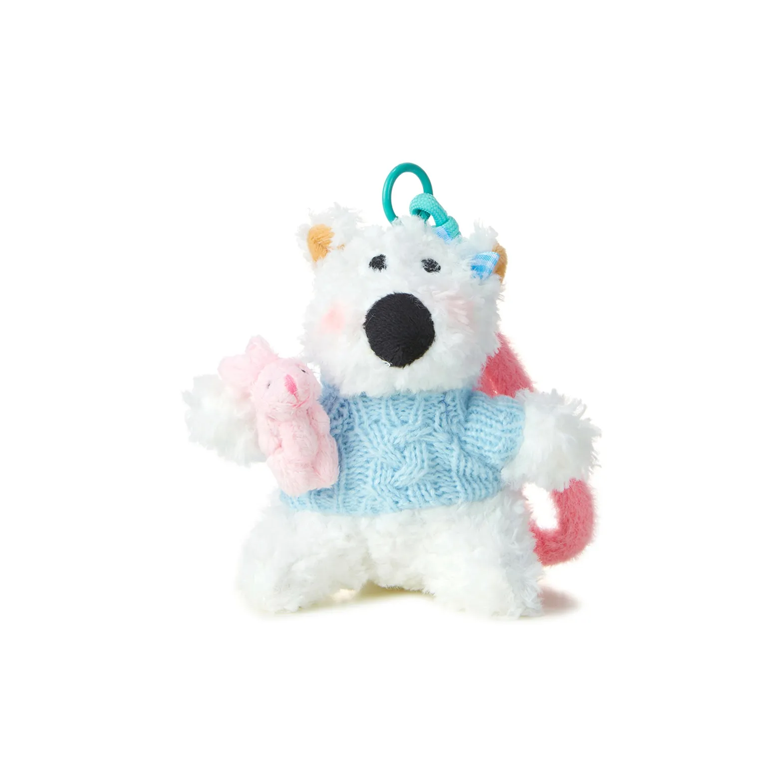 BOTI Cute West Highland Terrier Plush Pendant 11 см Длина Тела