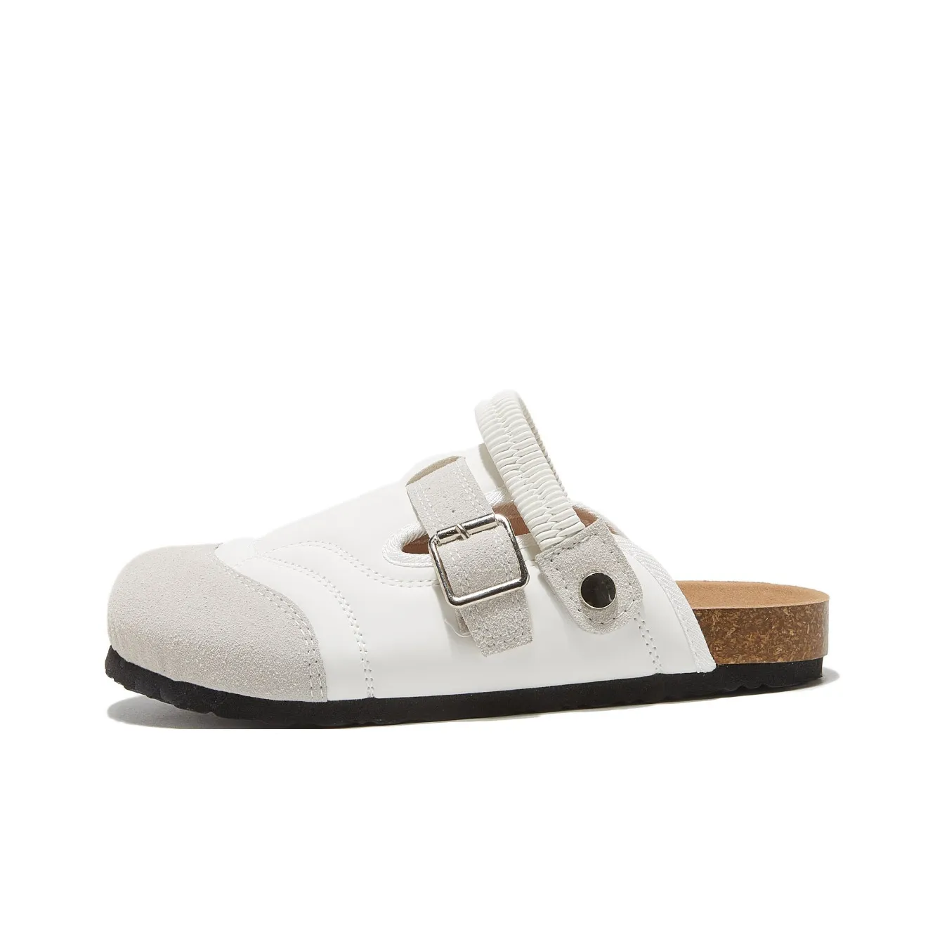 HD Leather Patchwork Abrasion-Resistant Wrap-toe Slippers Women's