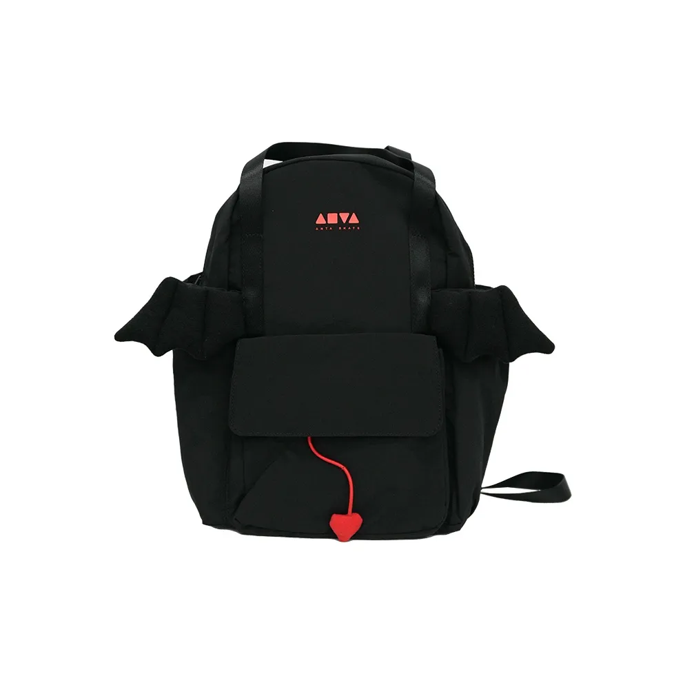 ANTA Нейлоновый рюкзак стандартный унисекс основной черный чернила нефритово-зеленый