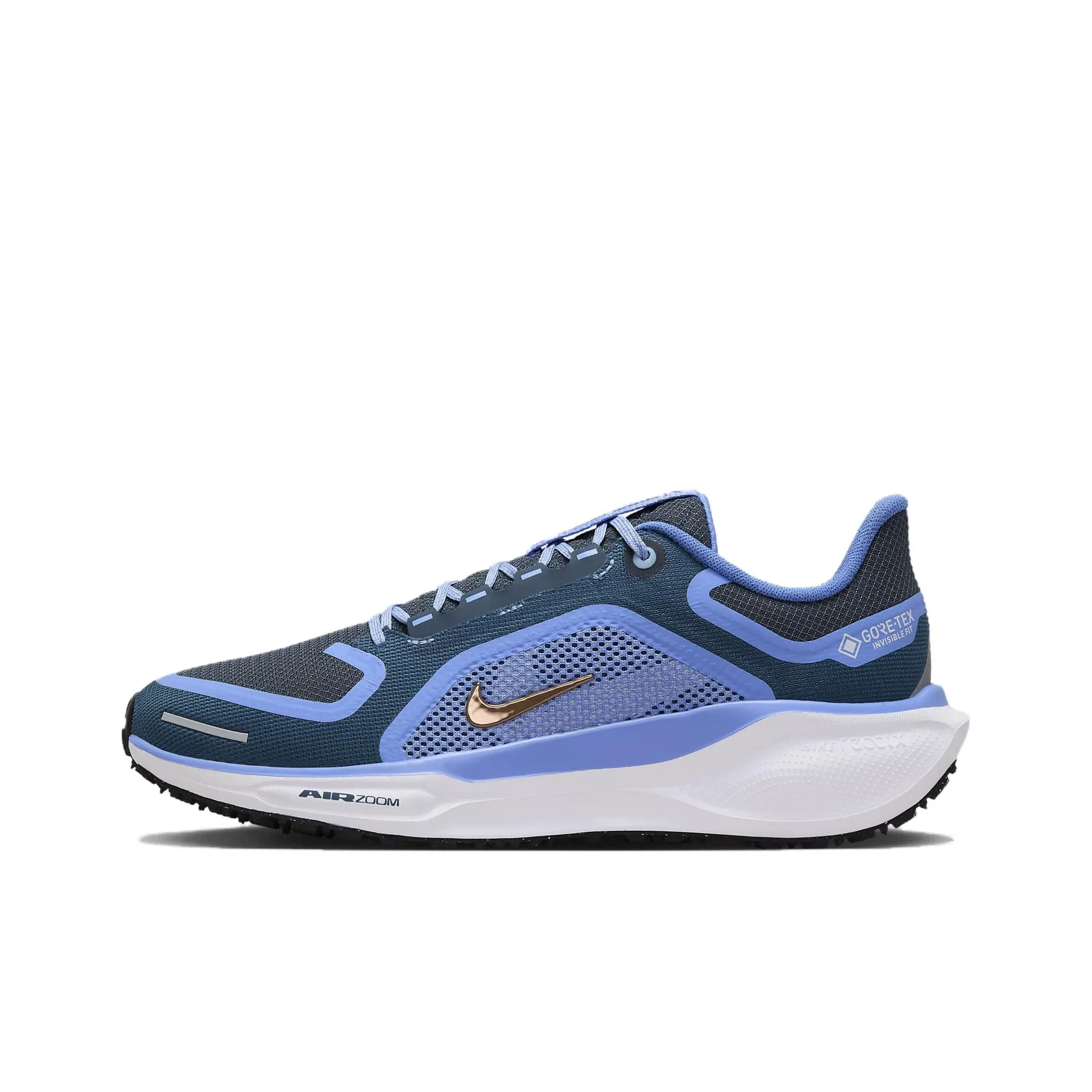 Nike Pegasus 41 Амортизация Устойчивый к истиранию Водонепроницаемый Низкий Топ Беговые кроссовки Женские Синий
