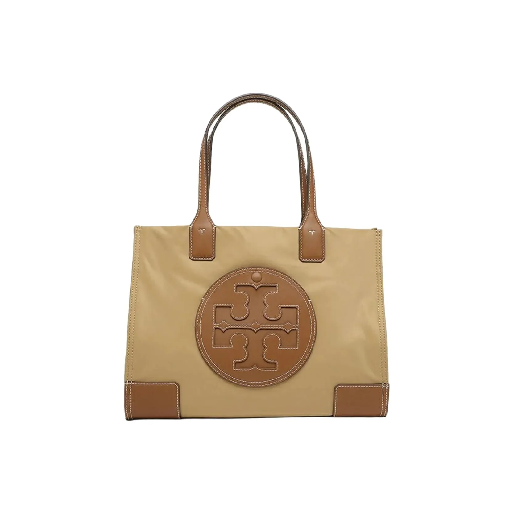 TORY BURCH Ella Polyamide Tote Bag, Shopping Bag, Handbag, Shoulder Bag Women's Cocoa Sand