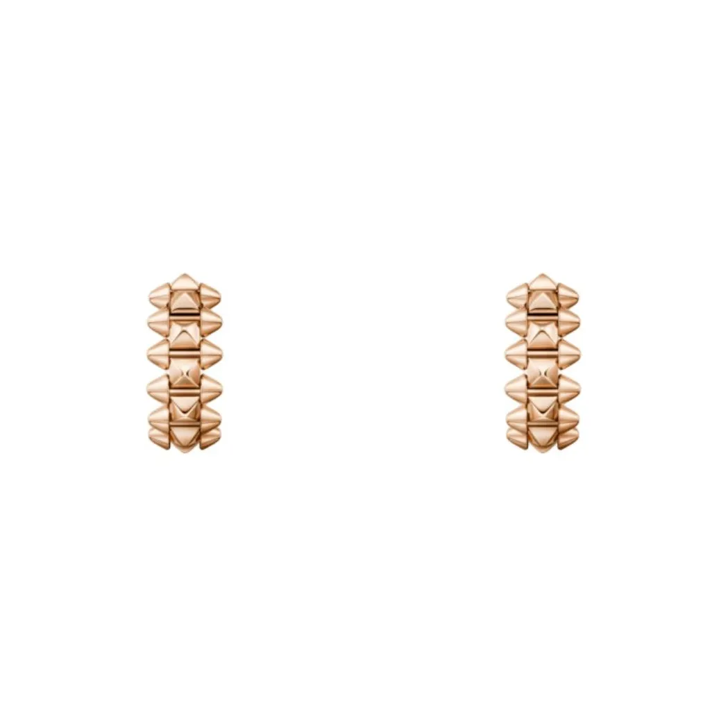CARTIER 18K Rose Gold Earrings Unisex Rose Gold