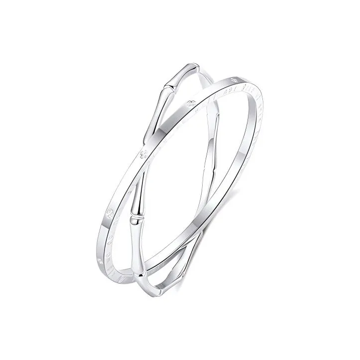 VANA Alloy Браслеты Женские Серебряные Белые