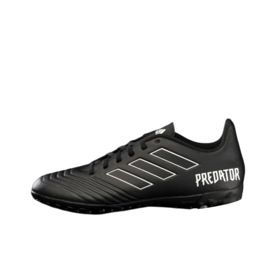 Adidas Predator Tango 18,4 TF Шипы Искусственный Шипы Противоскользящие Устойчивые к Износу Футбольные бутсы Мужские Черные
