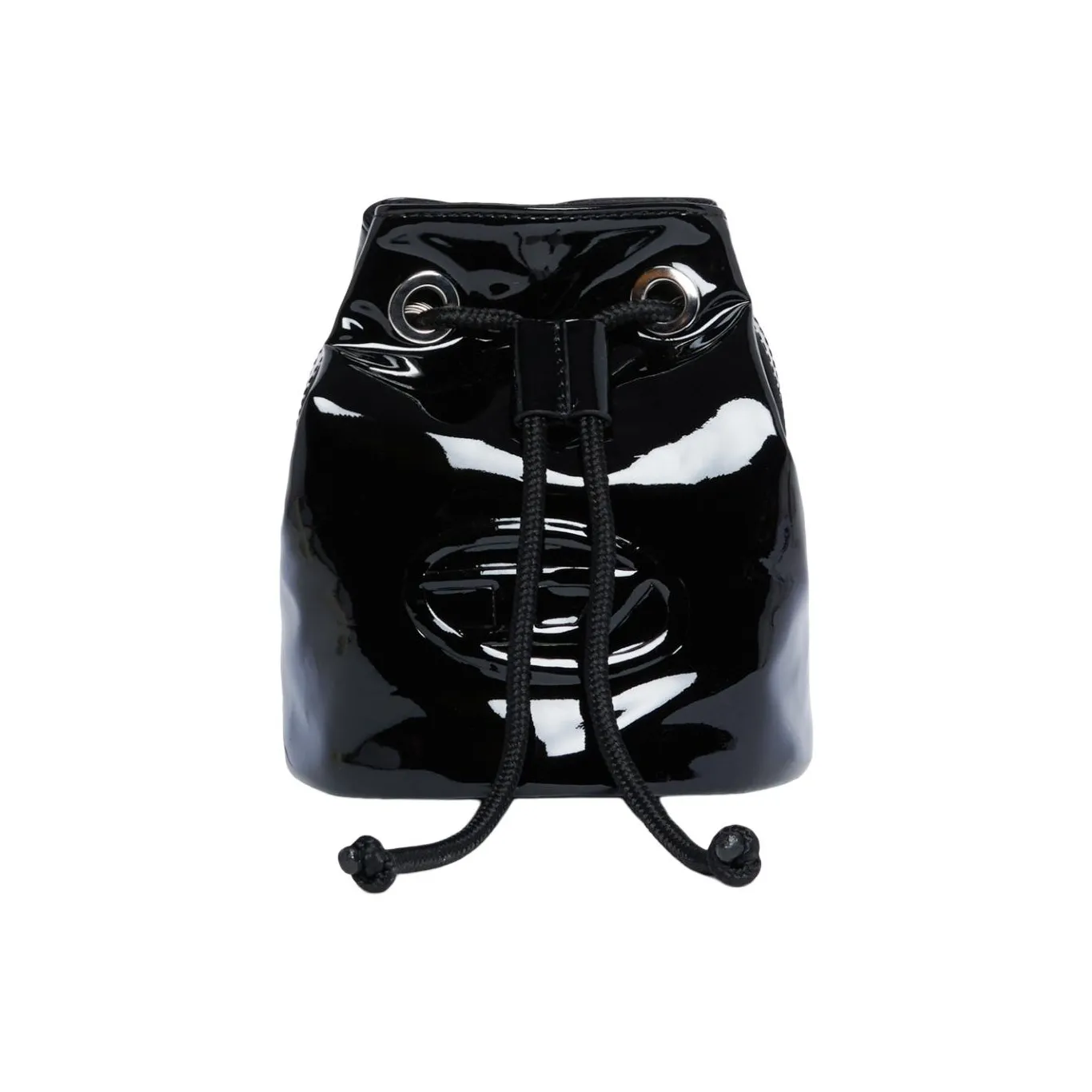 DIESEL Kids Mirror Effect Drawstring Bucket Bag