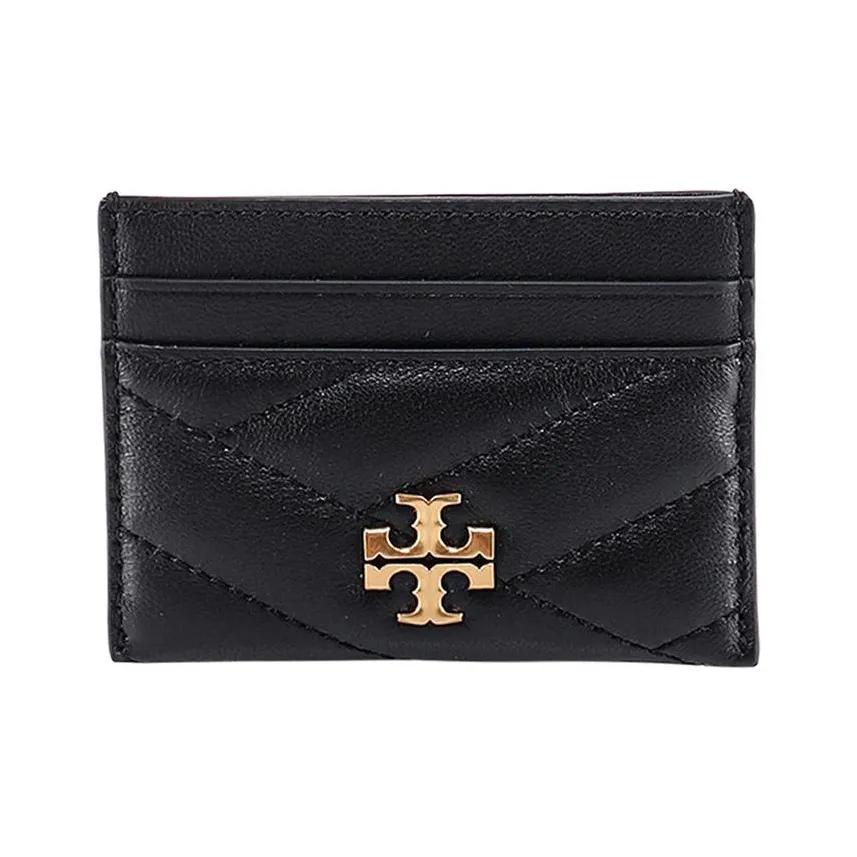 TORY BURCH Kira (Красный) Кожа Держатель для карт Унисекс Черный Черный Золото